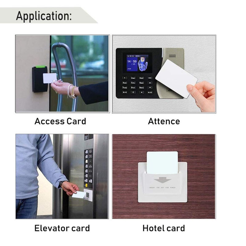Meikuler 13.56MHz MIFARE Classic 1K, RFID Smart Card / M1 Card, ISO14443A Printable Blank RFID PVC Cards for Access Control, Hotel Key cads, etc (100) - Image 5